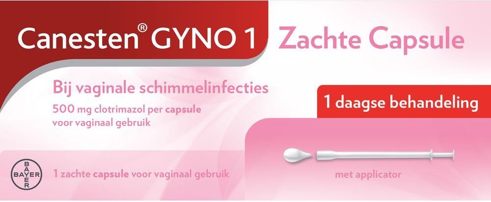 Canesten Gyno 1 Zachte Capsule Gezonde Kennis Intieme verzorging