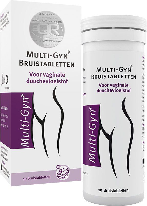 Multi Gyn Multi Gyn Bruistabletten Voor Vaginale Douchevloeistof Bruistabletten Gezonde Kennis Intieme verzorging